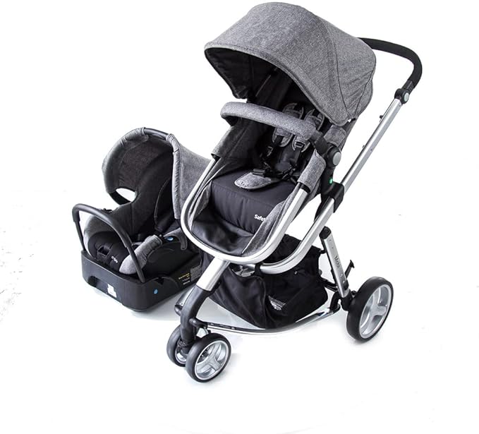 1 Safety 1st Travel System Mobi NV Trio, Grey Denim Silver