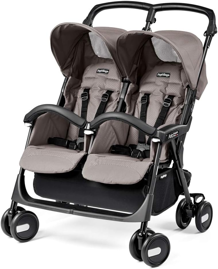 3 Carrinho de Gêmeos Aria Shopper Twin da Peg Perego