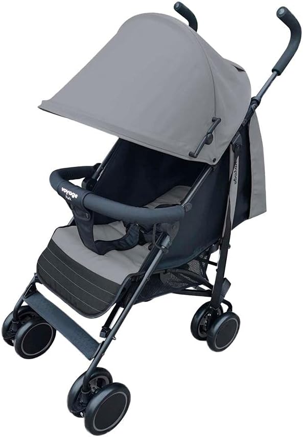 Carrinho De Passeio Para Bebê Park Até 15kgs Cinza – Voyage