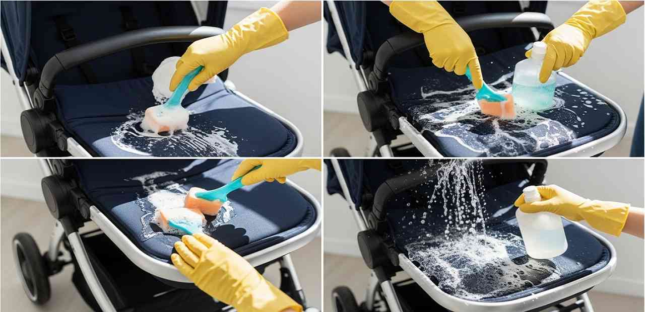limpando-carrinho-de-bebe