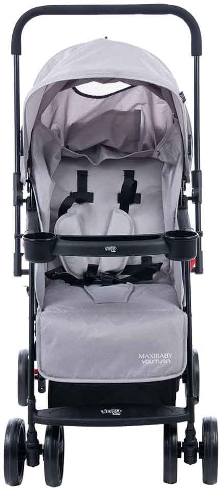 Maxi Baby Carrinho de Bebê Com Alça Reversível YouTurn (Cinza)